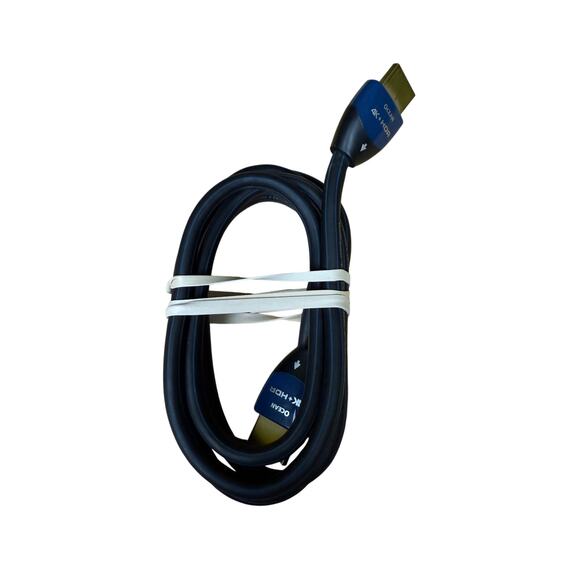Audioquest Ocean 4K UHD HDMI Cable 4 Foot FT Blue Black (TESTED) Exceeds 18 GBPS - Picture 1 of 5